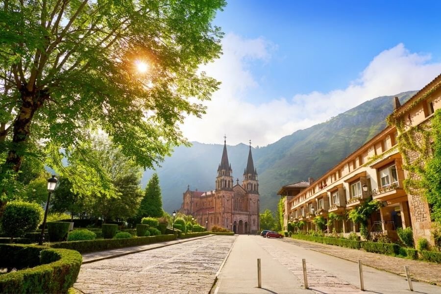 A beautiful church in Asturias, Spain.