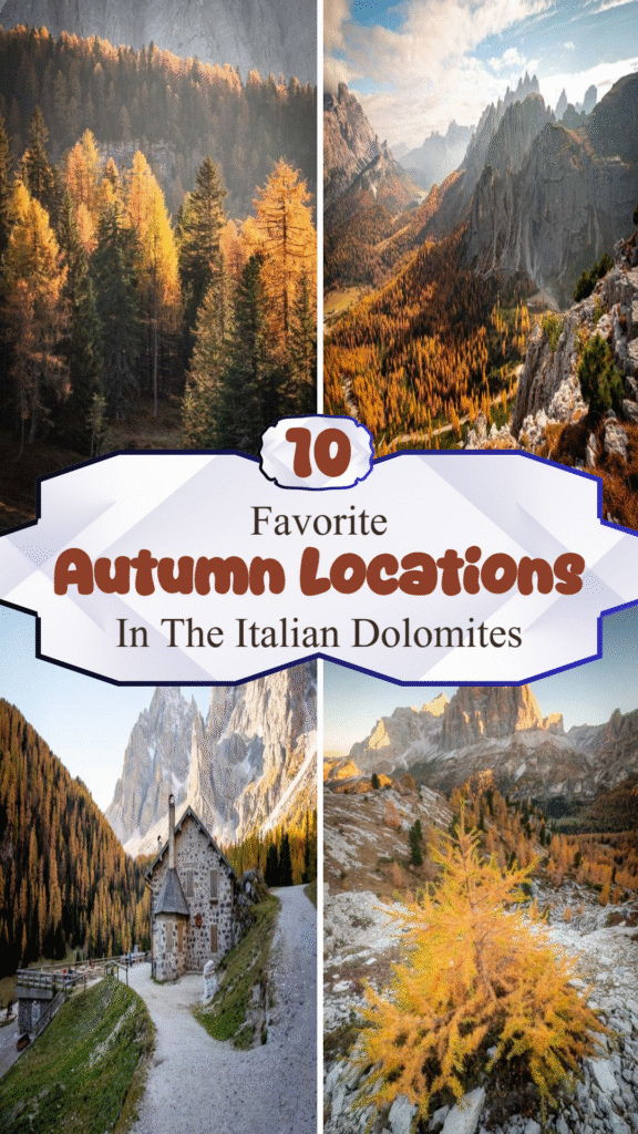 Capture Fall Magic in the Dolomites