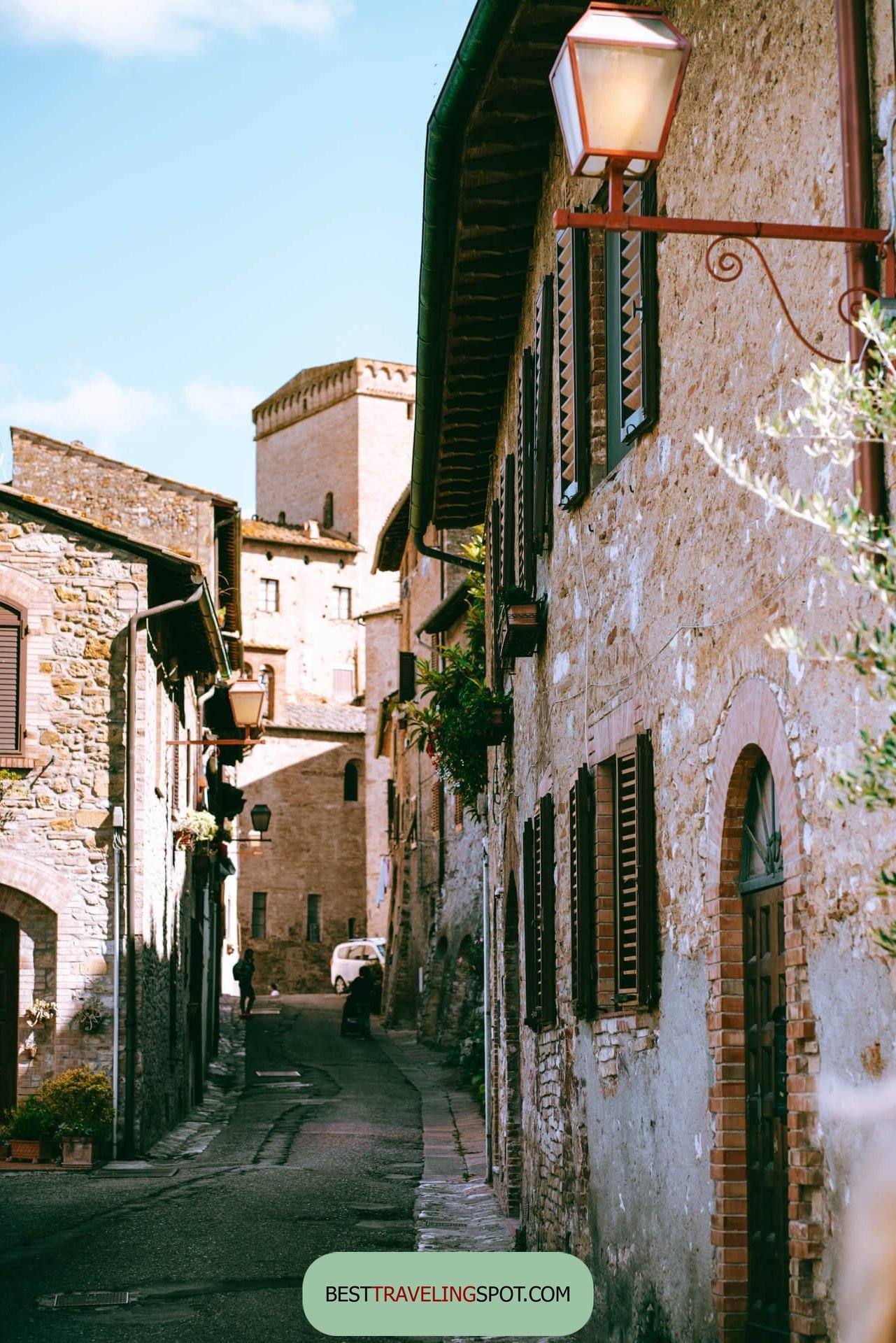 streets san gimignano italy