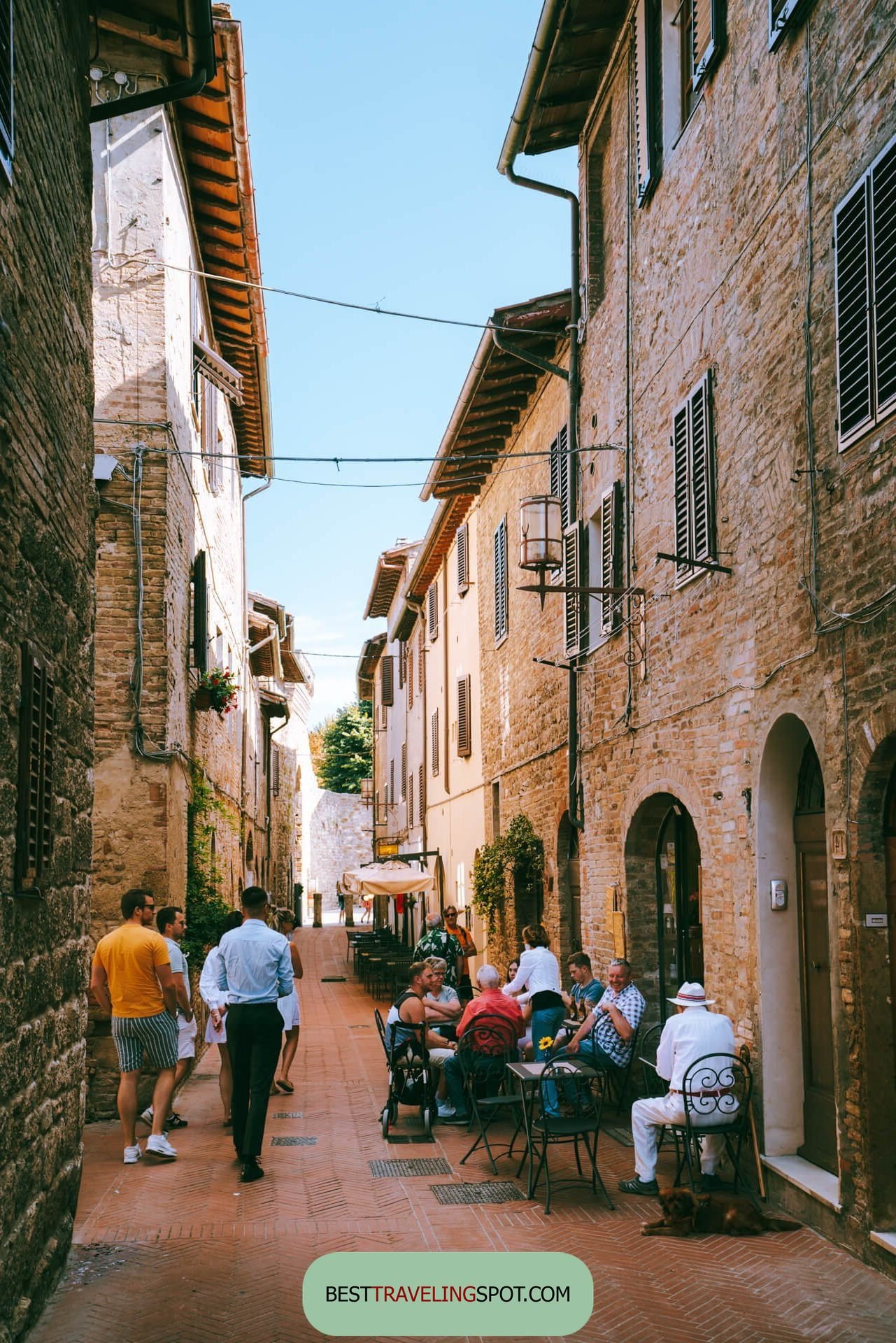holiday tuscany italy san gimignano