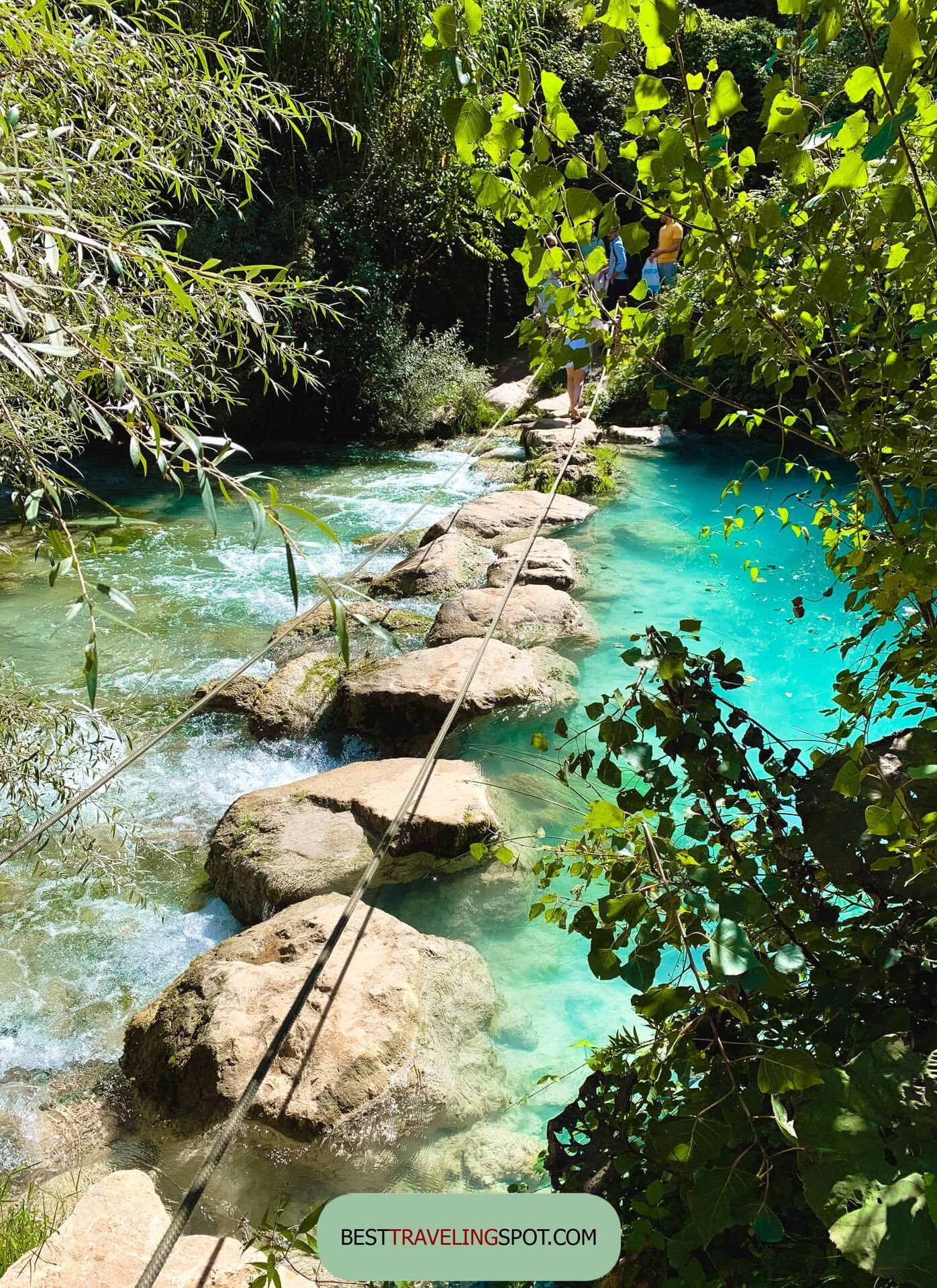 Elsa Trail waterfall tuscany italy