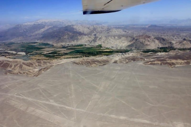 Capturing the Peruvian landscape from above.