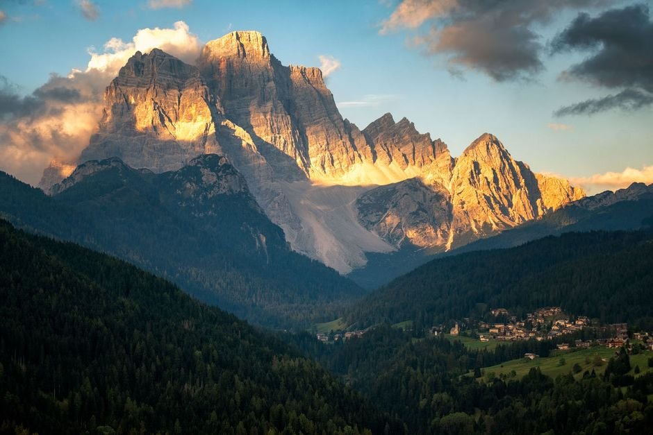 Val Fiorentina - a top autumn photography location in the italian Dolomites