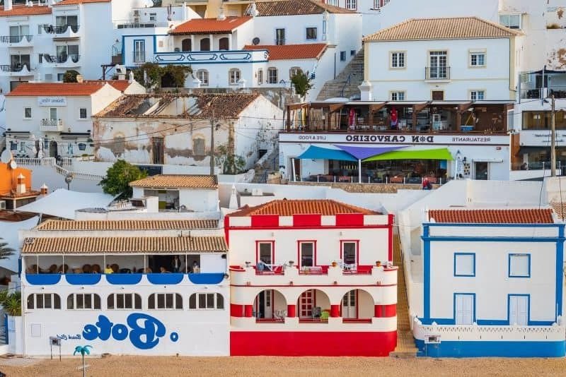 Carvoeiro beach in Algarve
