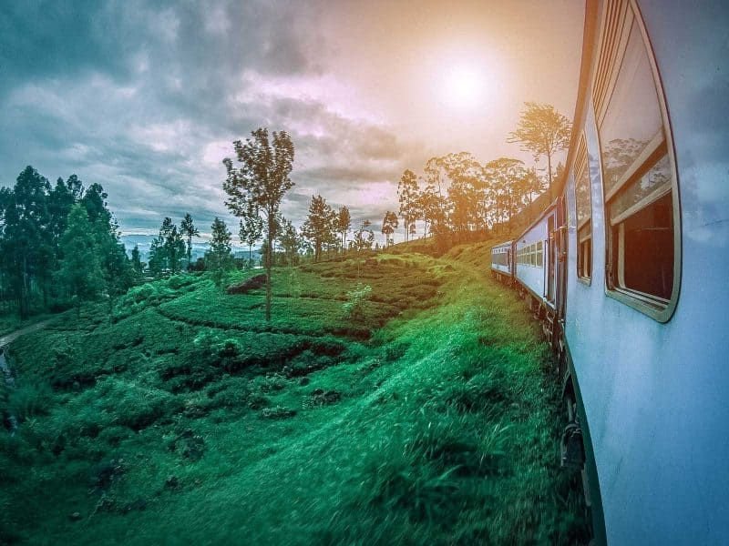 Sri lanka is one of the cheapest countries in the world to enjoy by train!