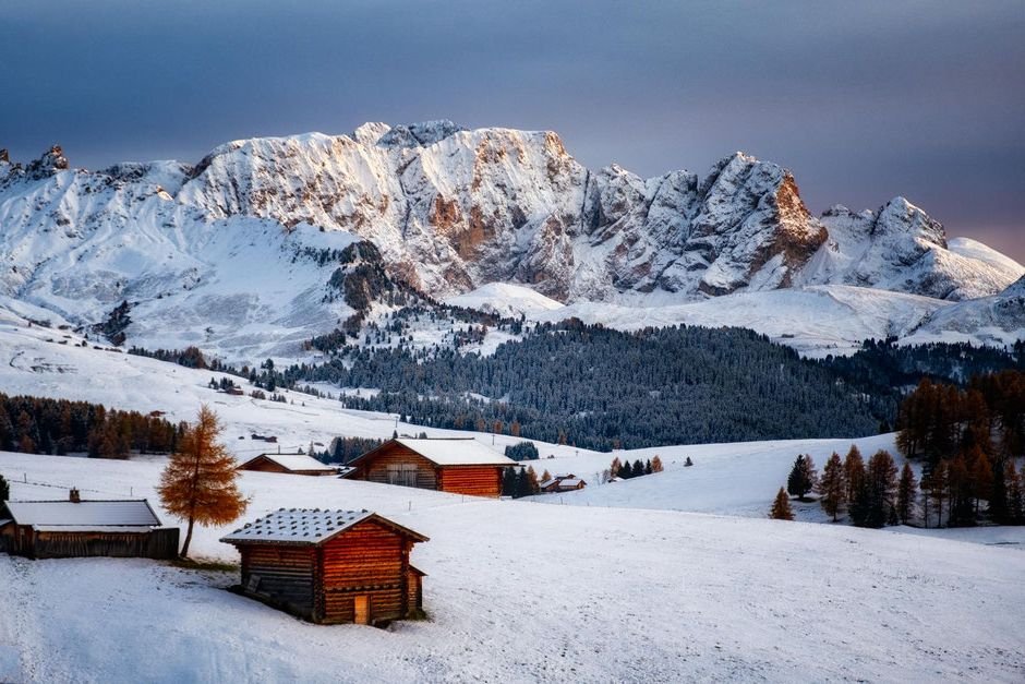 Alpi Di Siusi during autumn