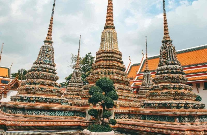 Explore the temples all around Bangkok, Thailand.