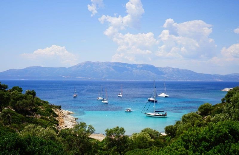 Don't forget to stop in Kastos when sailing around Greece!