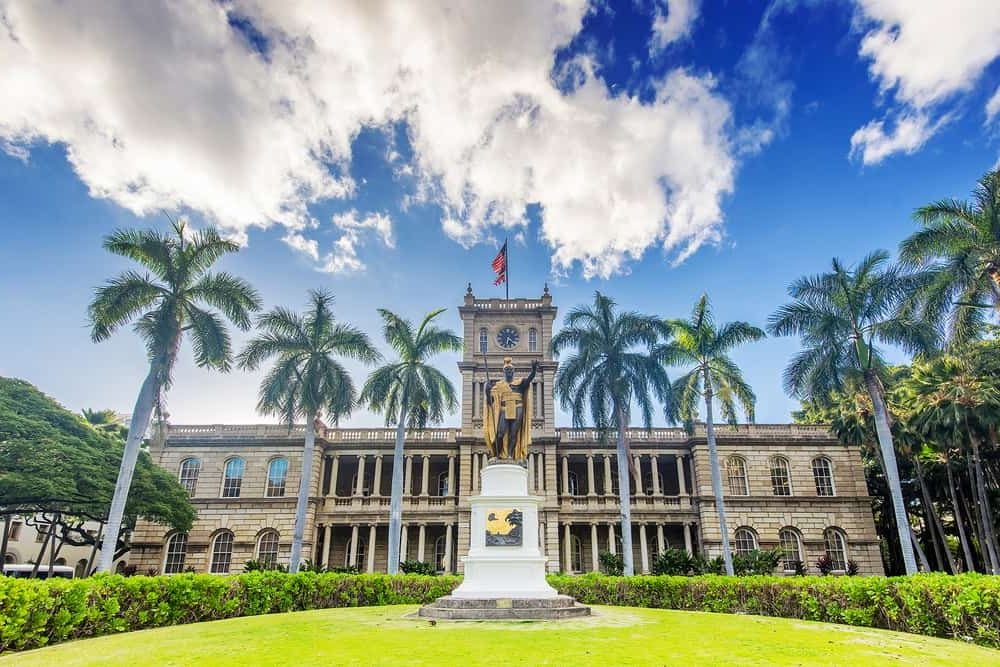 Iolani Palace is the only true royal castle in America
