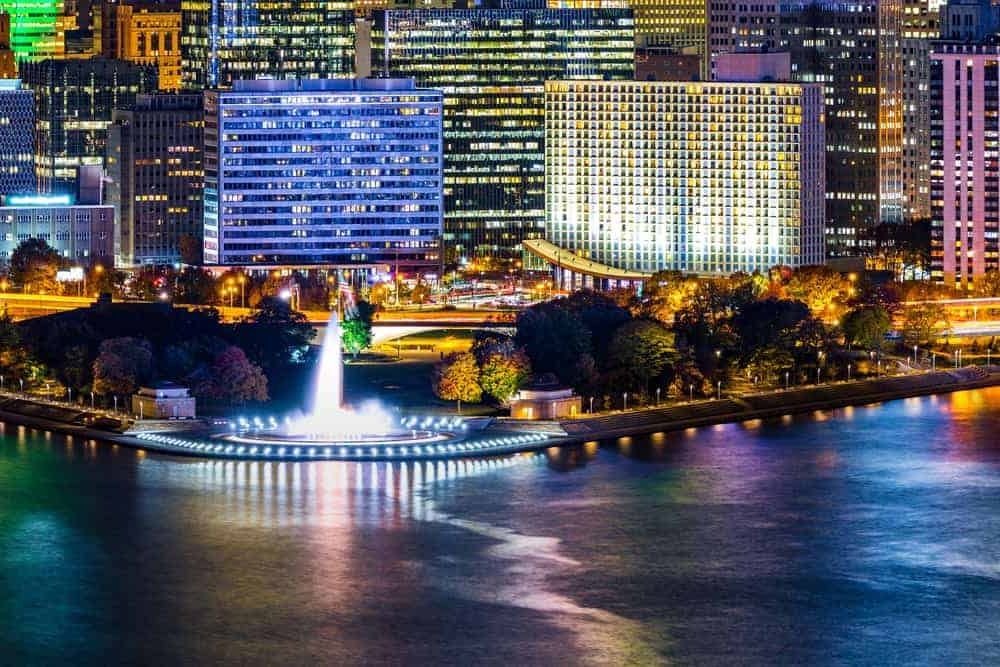 Pittsburgh Buildings at Night