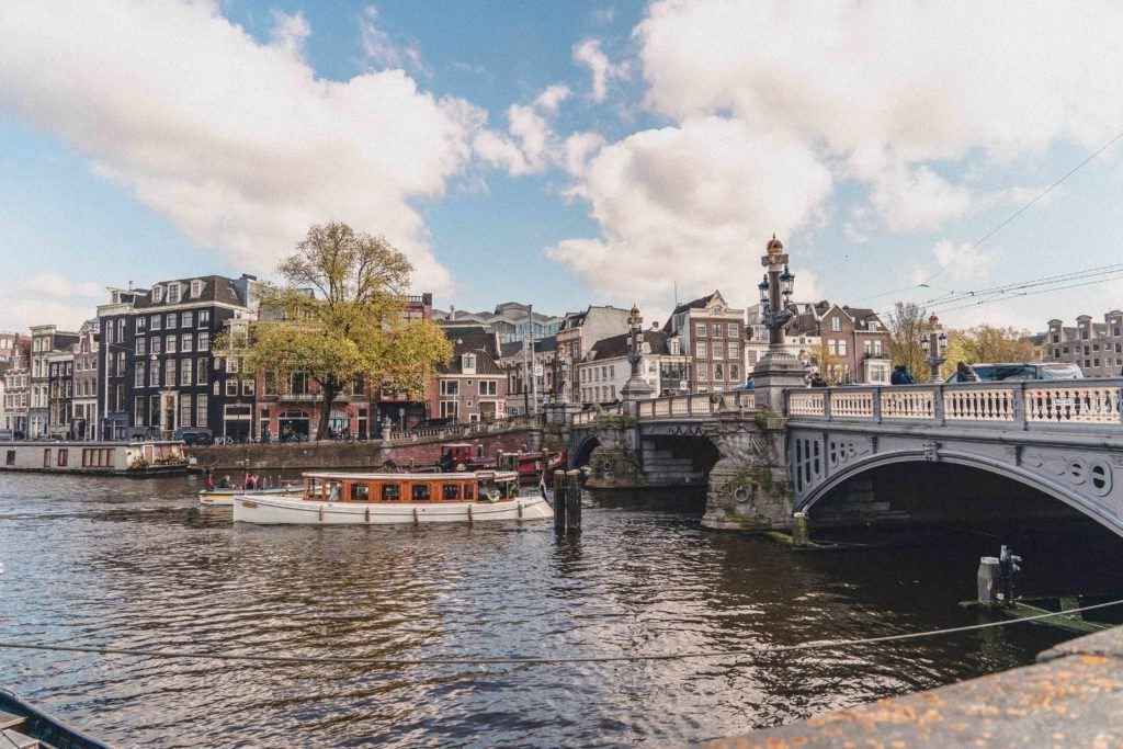 Beautiful canal in Amsterdam