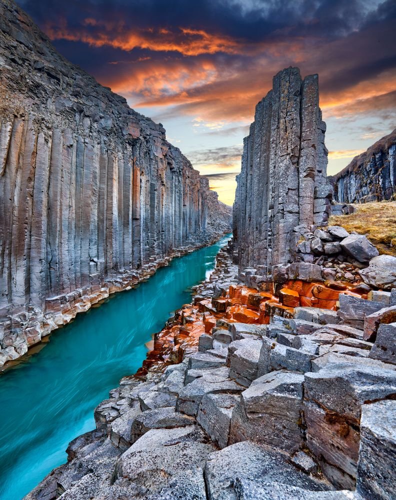 Hidden Gems in Europe Studlagil Basalt Canyon