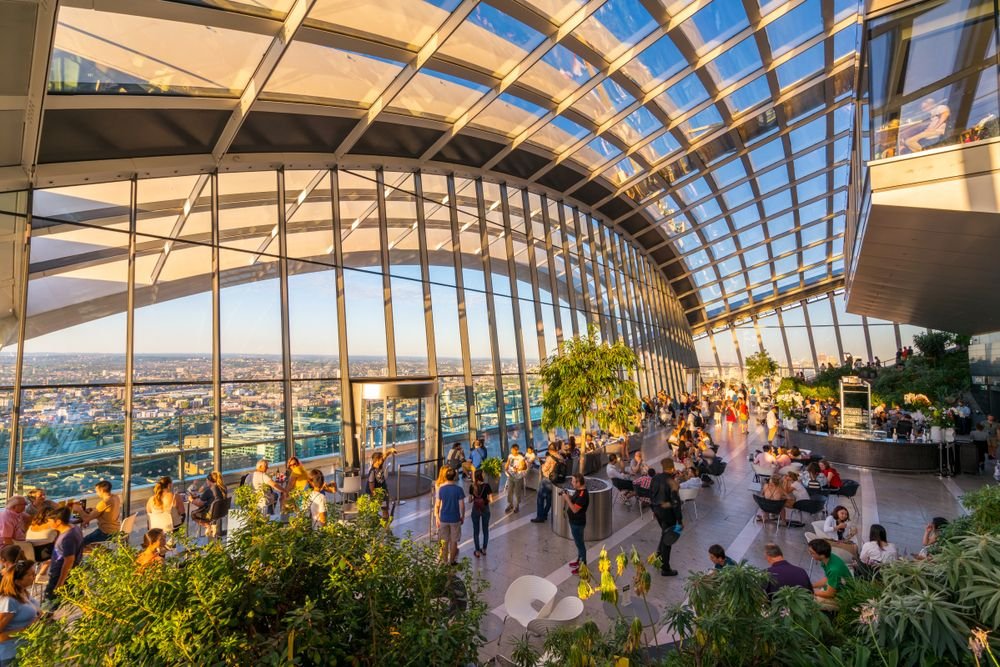 Hidden Gems in Europe Sky Garden, London