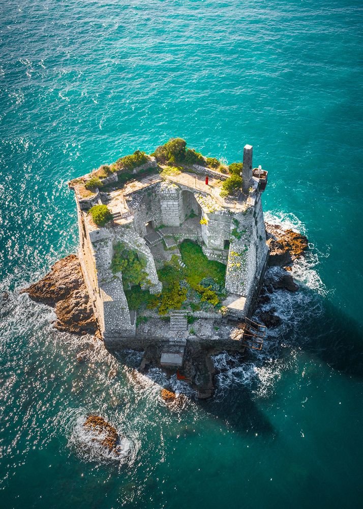 Hidden Gems in Europe Scola Tower aerial shot